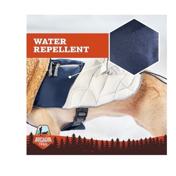 Arcadia TrailTM Ultra Adjustable Insulated Dog Coat - Picture 4 of 6